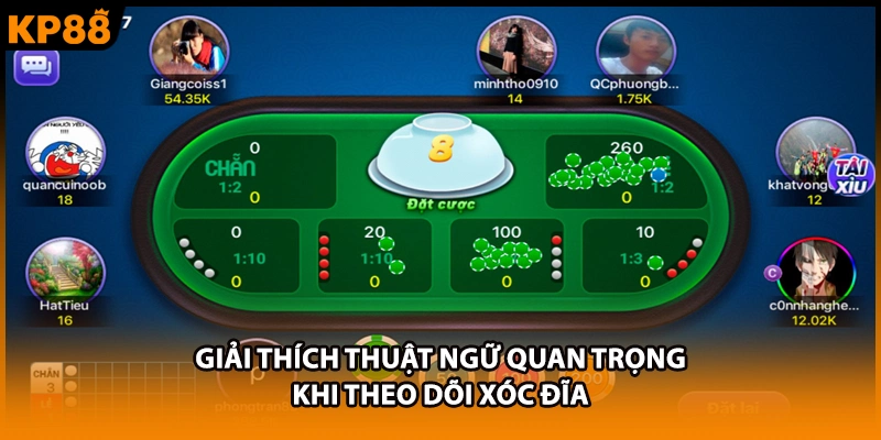 Giải thích thuật ngữ quan trọng khi theo dõi xóc đĩa