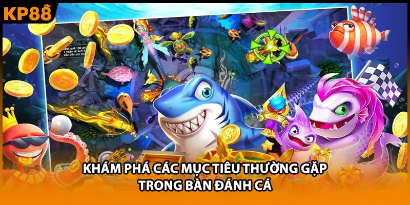 Khám phá các mục tiêu thường gặp trong bàn đánh cá