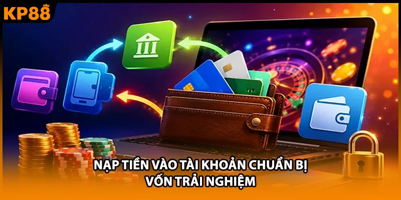 Nạp tiền vào tài khoản chuẩn bị vốn trải nghiệm