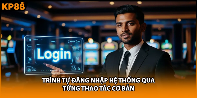 Trình tự đăng nhập hệ thống qua từng thao tác cơ bản